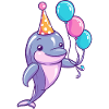Dauphin Anniversaire Bébé