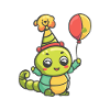 Worm Birthday Baby