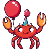 Crab Crab Birthday Baby