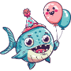 Piranha Pisces Birthday Baby