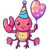 Lobster Crab Birthday Baby