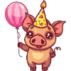Cochon Anniversaire Bébé Sanglier