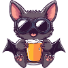 Bat Après-Ski Bière Bande Dessinée