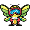 Dragonfly Après-Ski Bière Bande dessinée