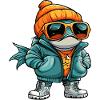 Piranha Fische Cool Comic