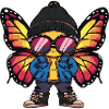 Schmetterling Cool Comic