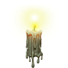 lighted candle