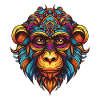 Monkey Portrait