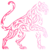 Gradient Tribal Panther