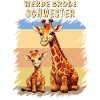 GIRAFFES BECOME A BIG SISTER
