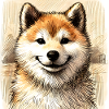 Dessin de Shiba Inu