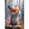 Fox Illustration Poster