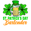St Patrick's Day Bartender