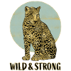Leopard. Wild and Strong.