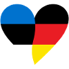Estonia Germany Heart