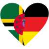 Dominica Germany Heart