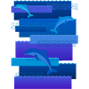 Vagues et dauphins