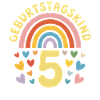 5ème anniversaire fille arc-en-ciel