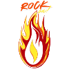 Rock on Fire & Flame