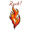 Rock Fire & Flame