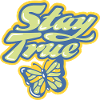 Stay True – Pastel lettering