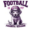 Football & Dog Football American Football