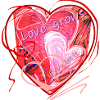 Heart motif lovegrowsifyouletit