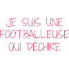 I'm a rocking footballer