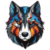 Husky Dog Portrait