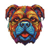 Bulldog Dog Portrait
