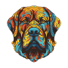 Mastiff Dog Portrait