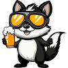 Skunk Après Ski Beer Comic