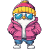 Dove Bird Cool Comic