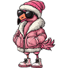 Flamingo Cool Comic