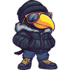 Toucan Bird Cool Comic