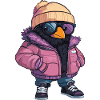 Raven Crow Cool Comic