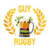 Einfacher Rugby-Bier-Typ