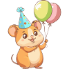 Hamster Anniversaire Bébé