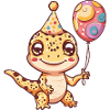 Lizard Birthday Baby