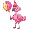 Flamingo Birthday Baby