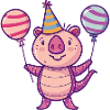 Armadillo Birthday Baby
