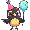 Raven Crow Birthday Baby