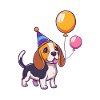 Beagle Chiens Anniversaire Bébé