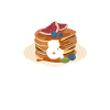 Pancakes and pyjamas Breakfast pleasure