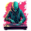 Alien Extraterrestrial DJ Music