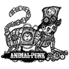 Mr. Lemur SteamPunk AnimalPunk