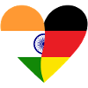 Inde Allemagne Cœur