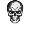 Rock Music Skull