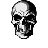Rock Music Skull