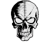 Rock Music Skull